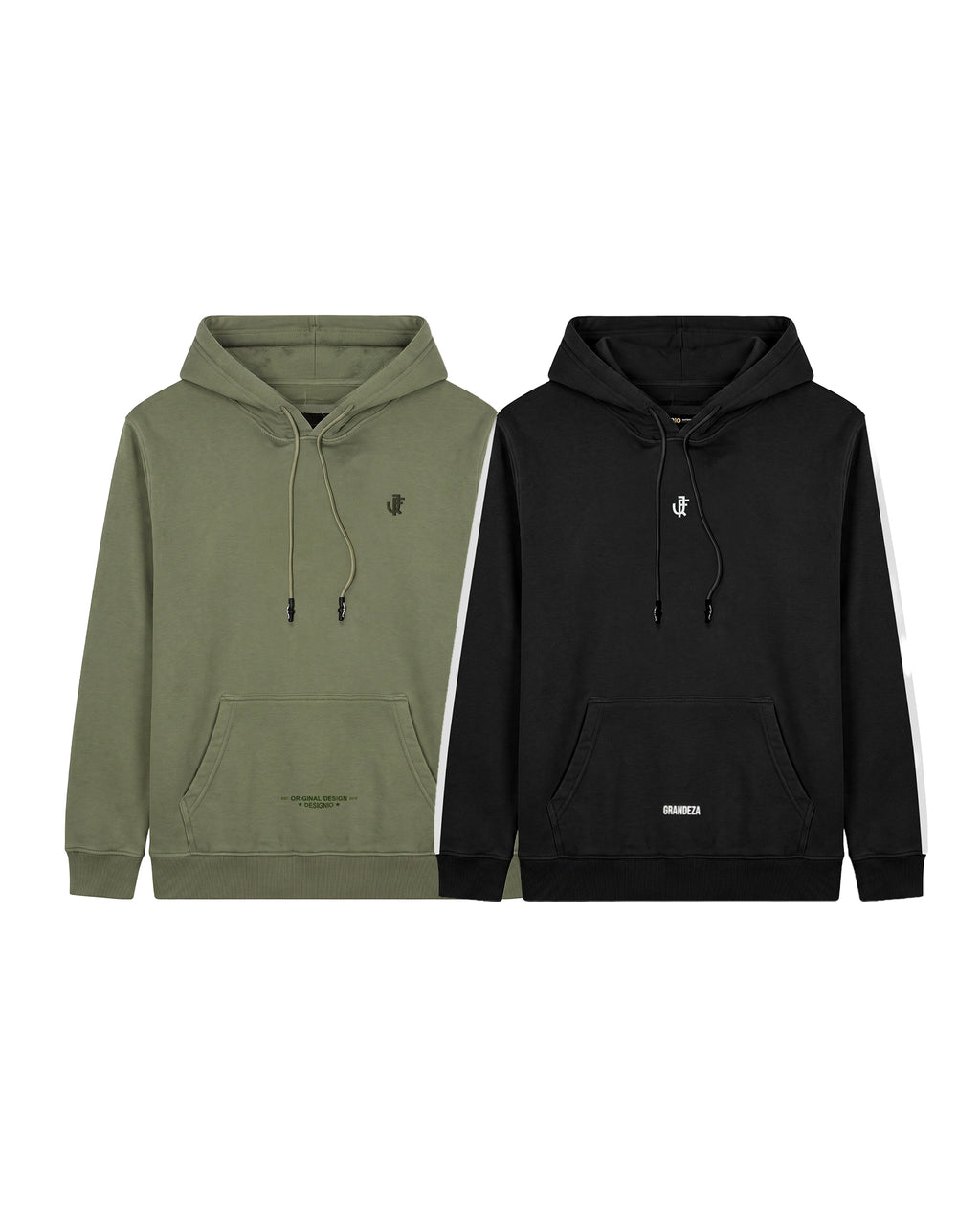Pack Hoodie Negro + Verde