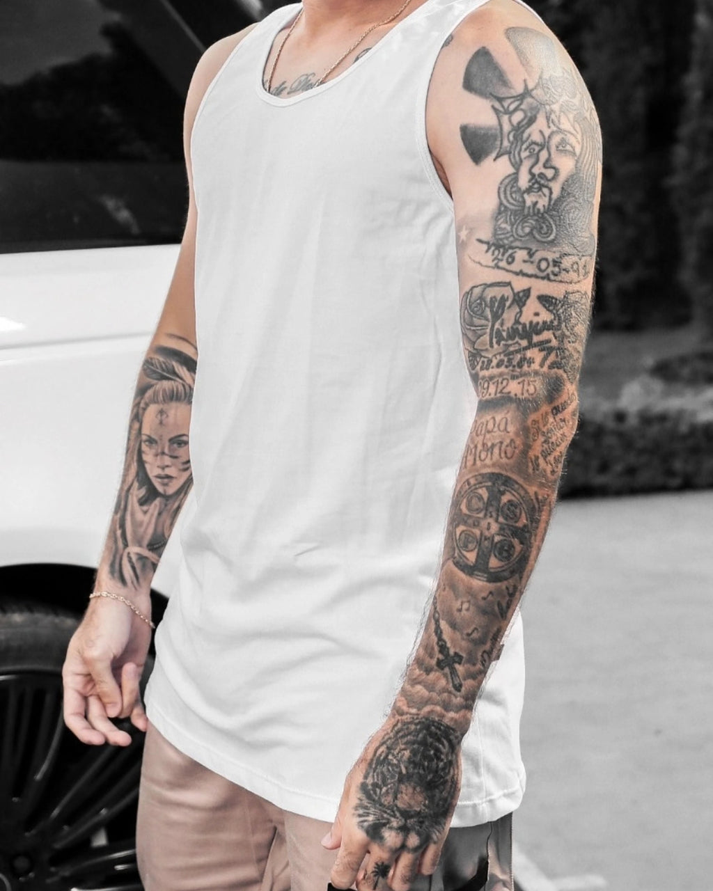 Camisilla básica blanca