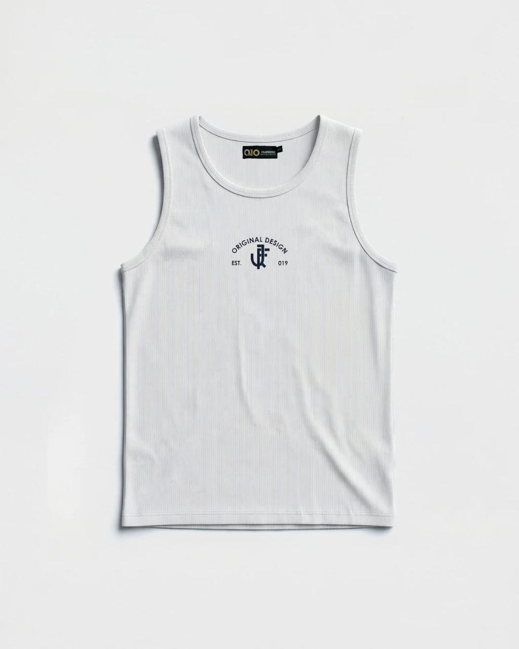 Tank Top blanca en Rib