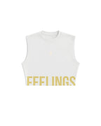 Tank Top Women Feelings Blanco