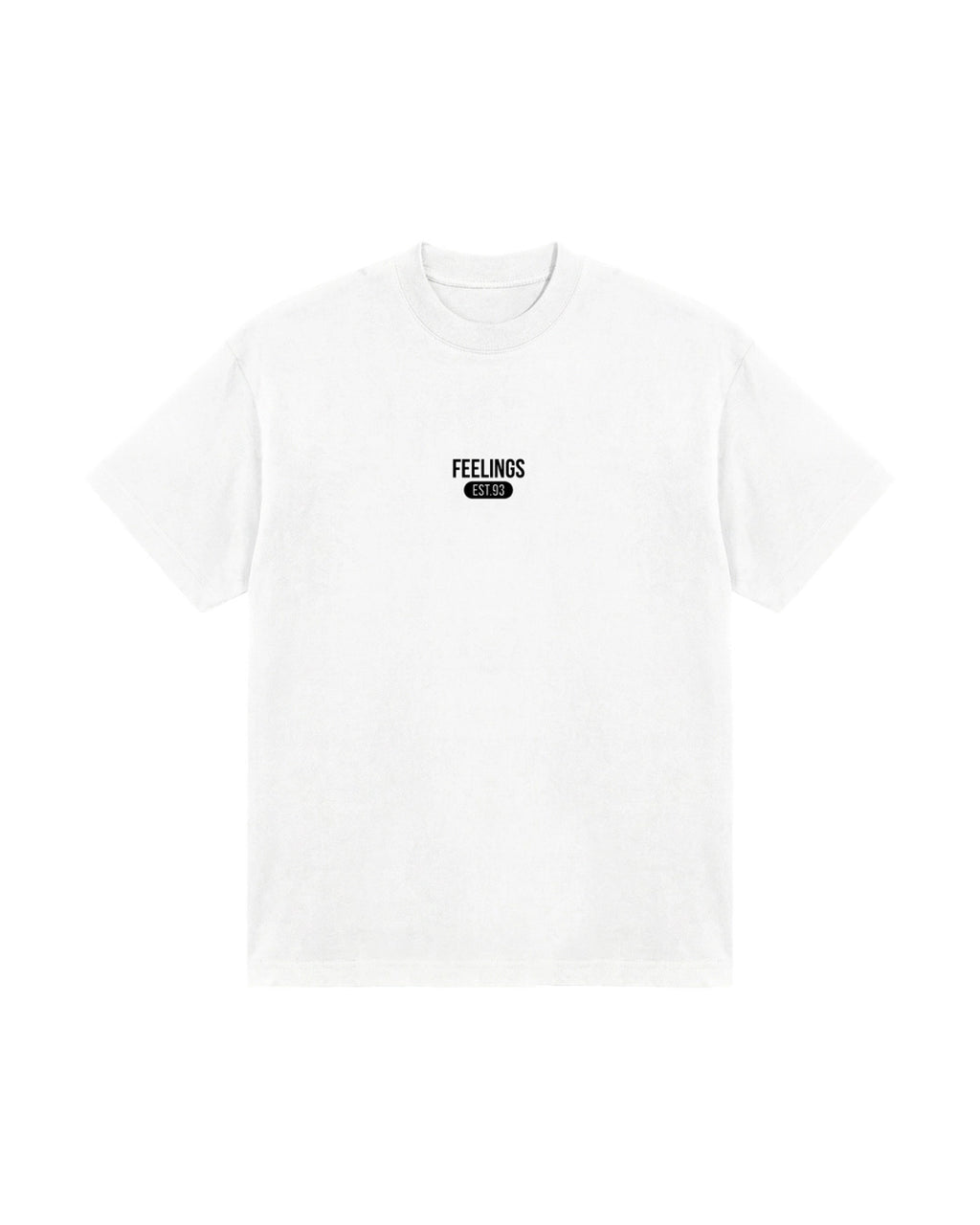 Camiseta Oversize Feelings Blanca