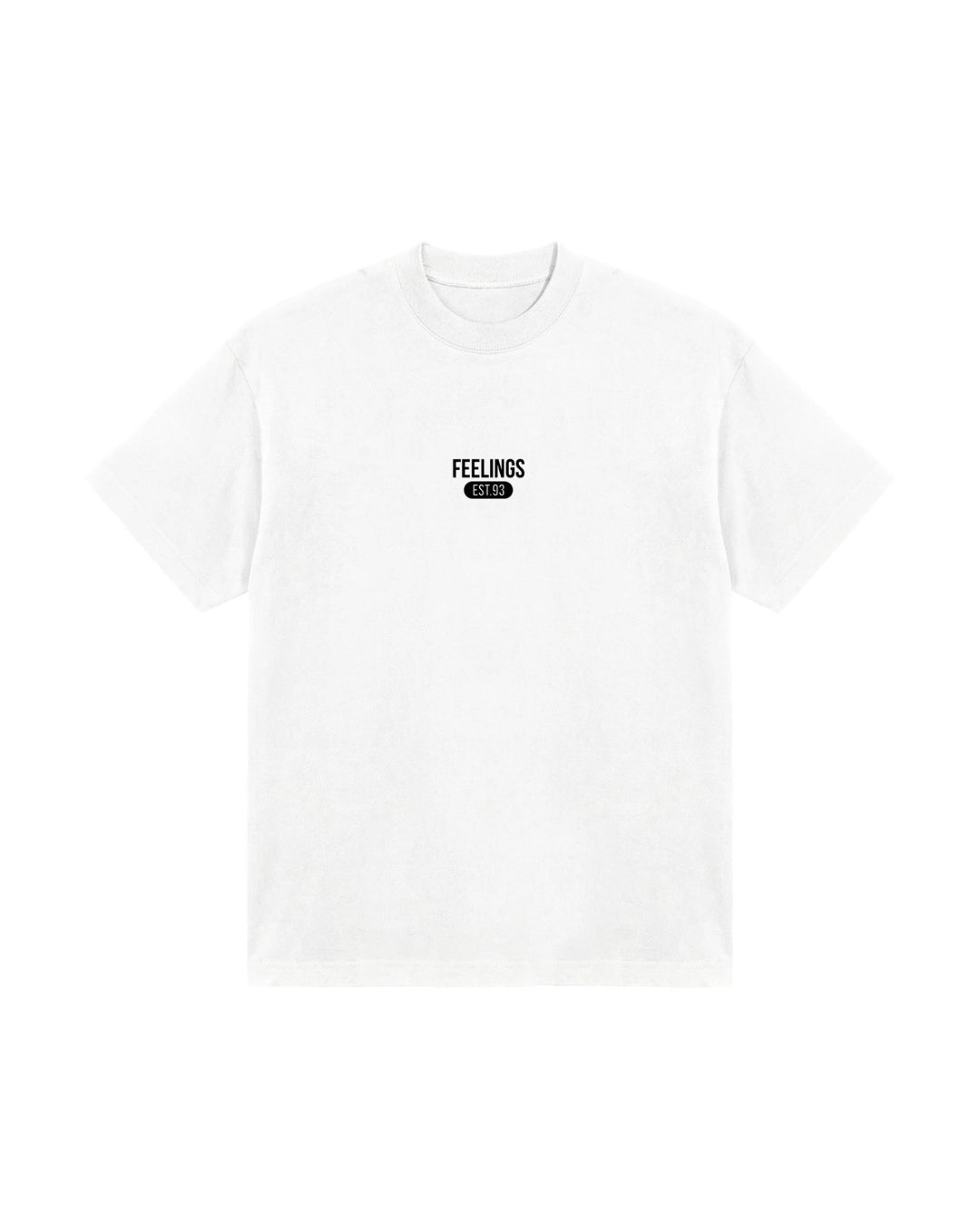 Camiseta Oversize Feelings Blanca