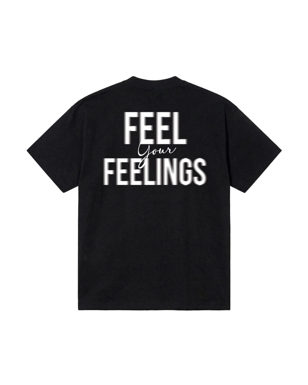 Camiseta Oversize Feelings Negra