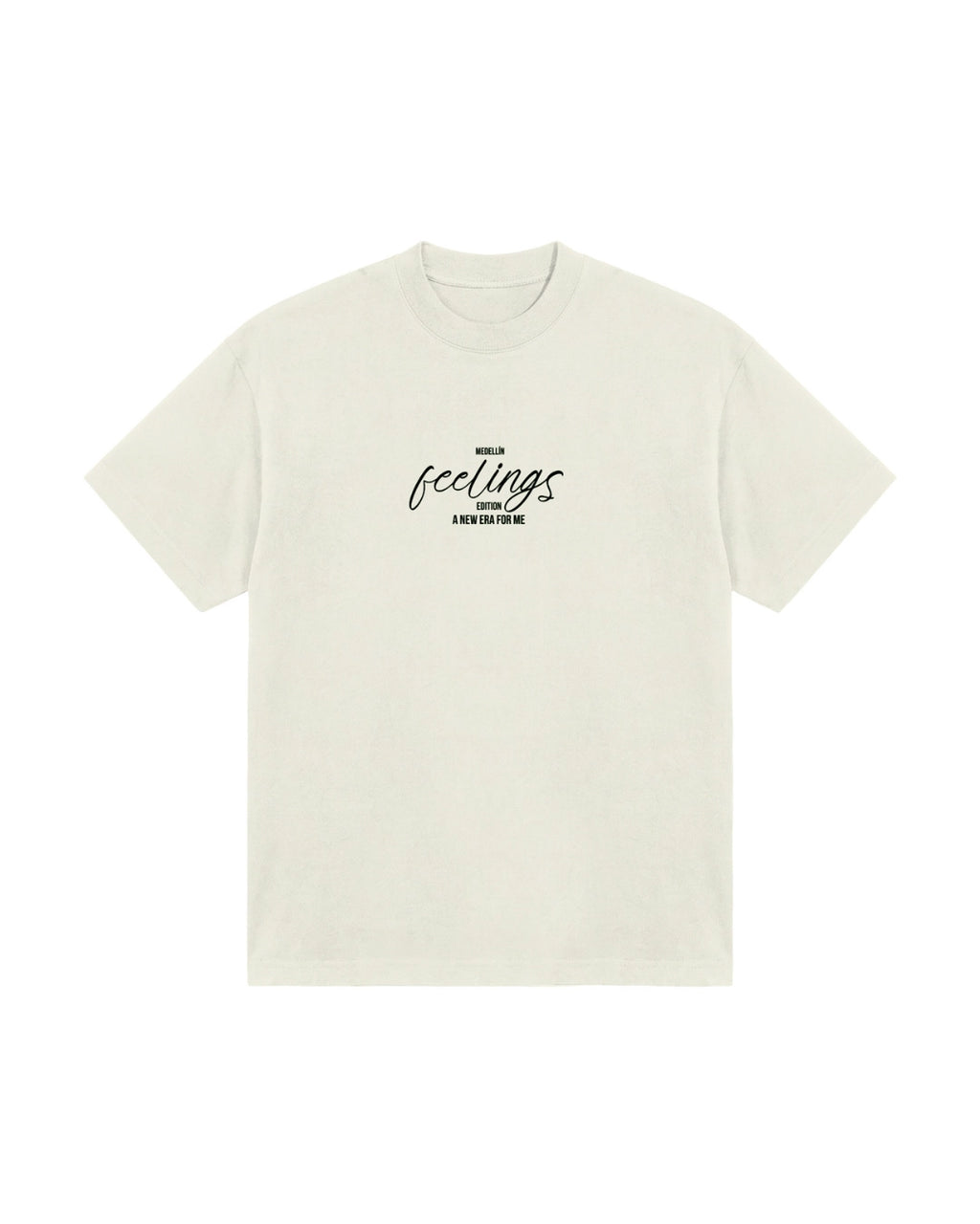 Camiseta Oversize Feelings Beige