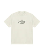 Camiseta Oversize Feelings Beige