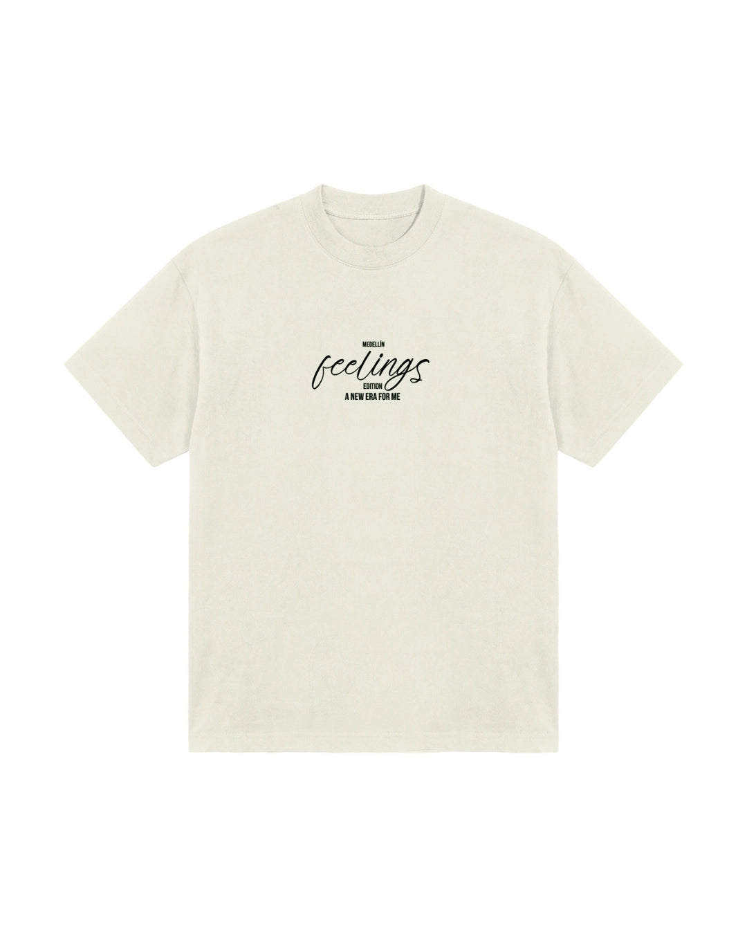 Camiseta Oversize Feelings Beige