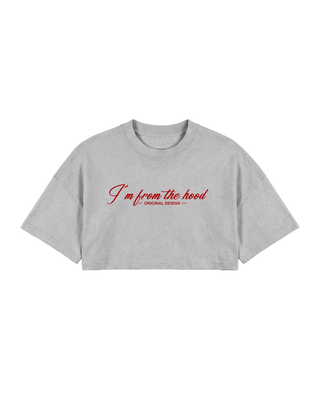 Crop Top Oversize My Hood Gris