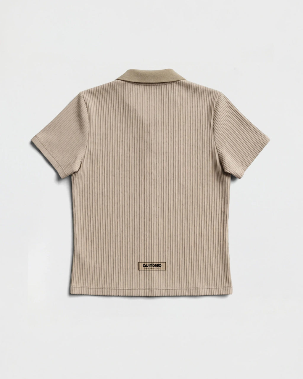 Crop Top Polo Crema