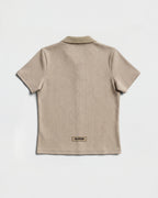 Crop Top Polo Crema