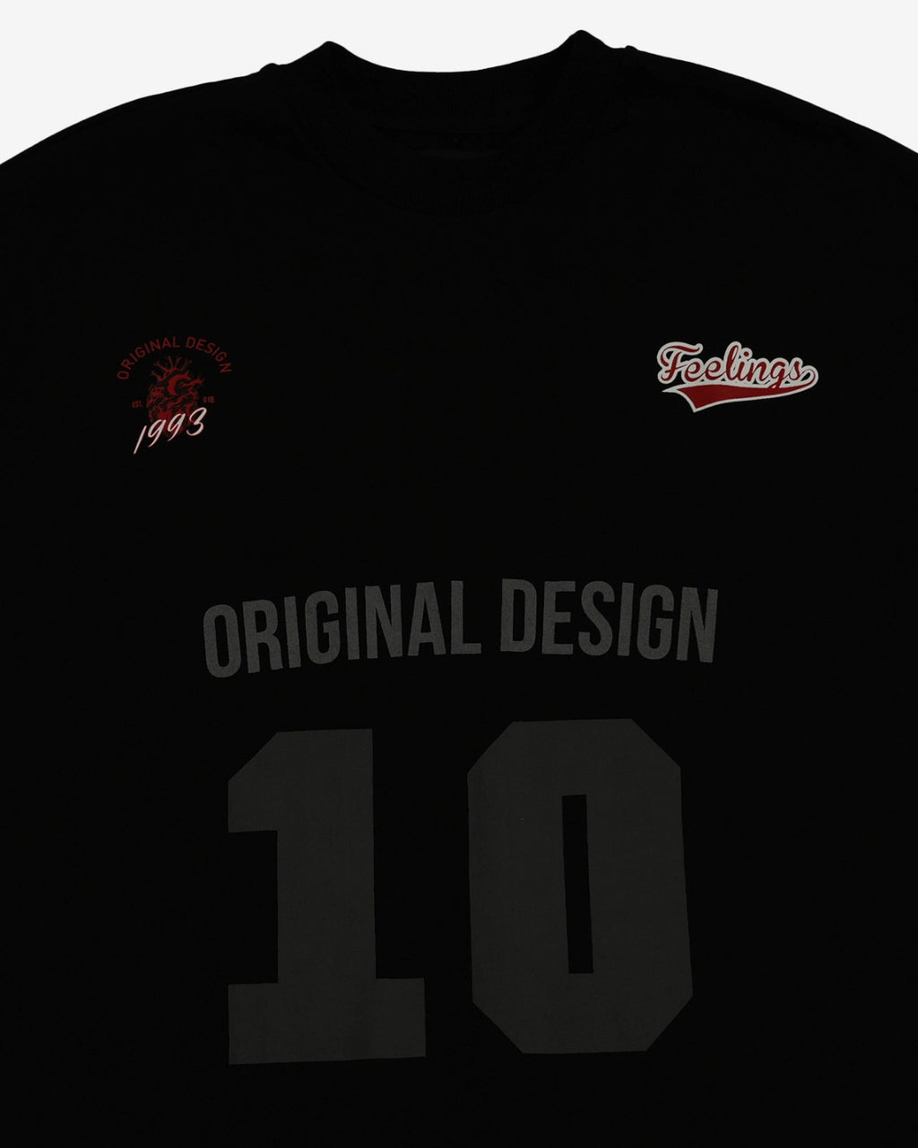 Camiseta Feelings 10 Negra