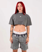 Crop Top Oversize Grandeza Gris