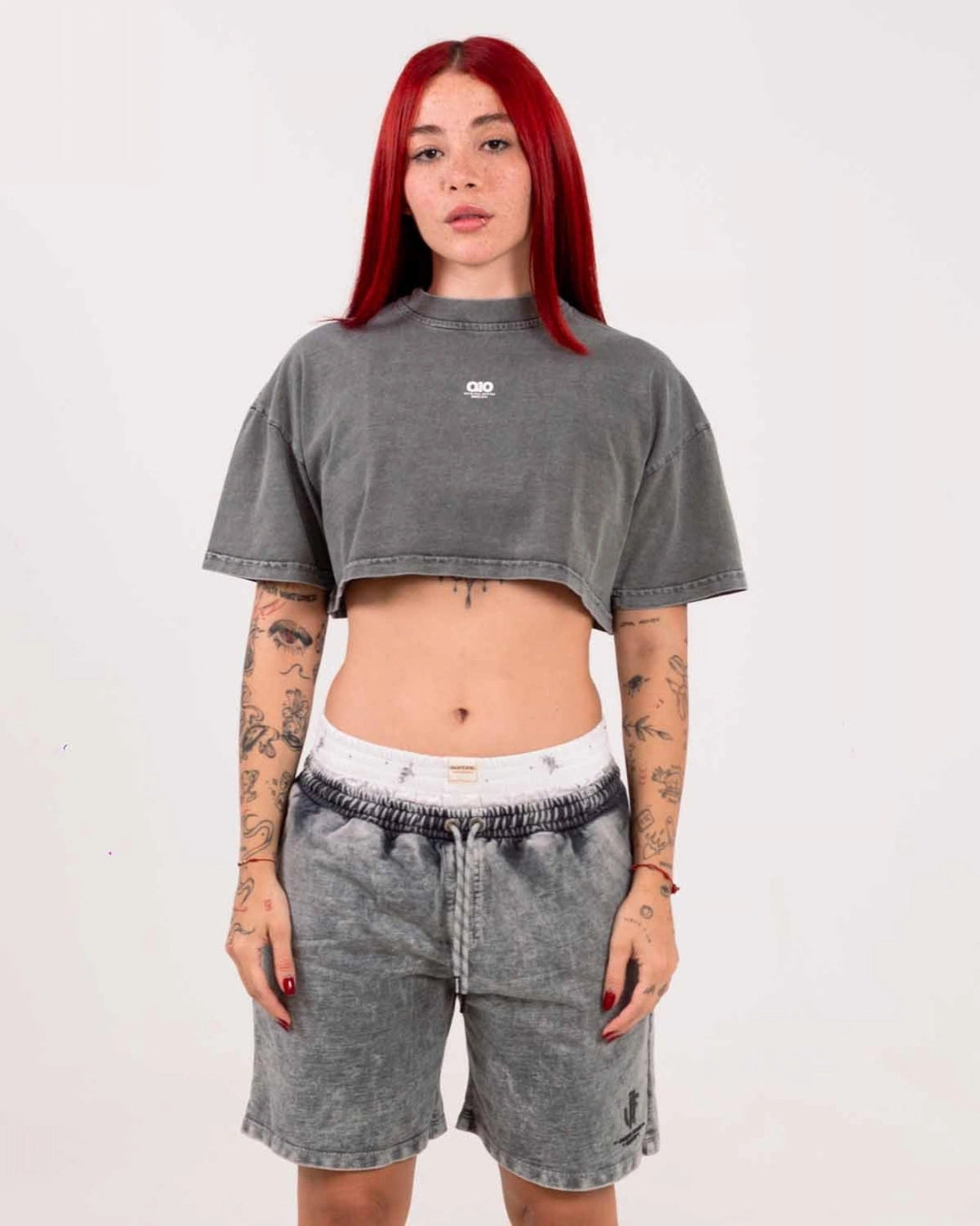 Crop Top Oversize Grandeza Gris