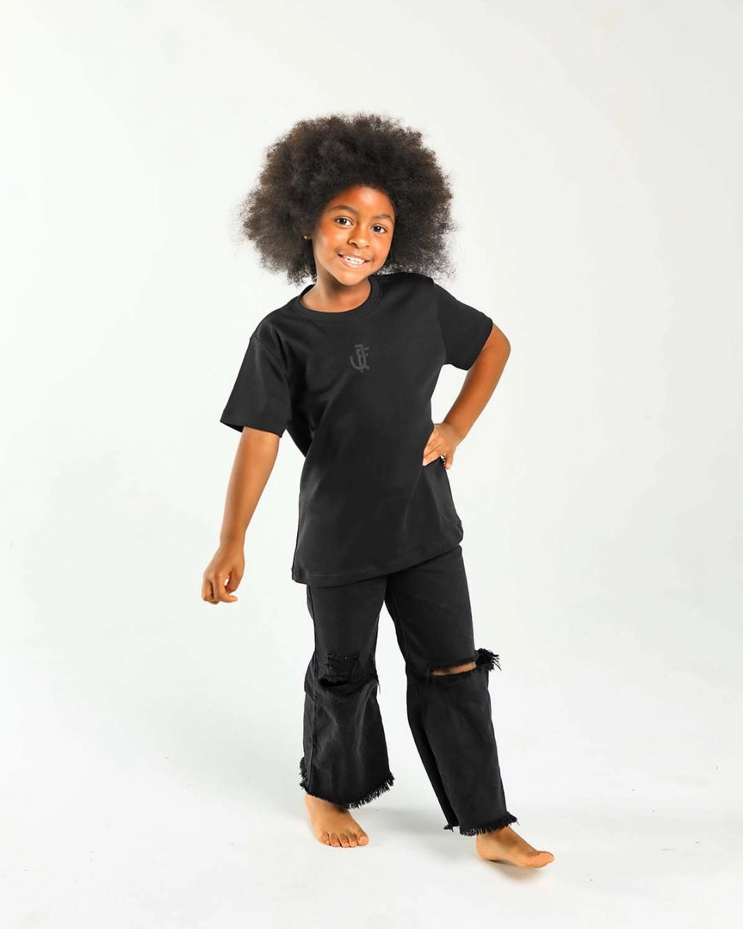 TSHIRT KIDS JFQ Black