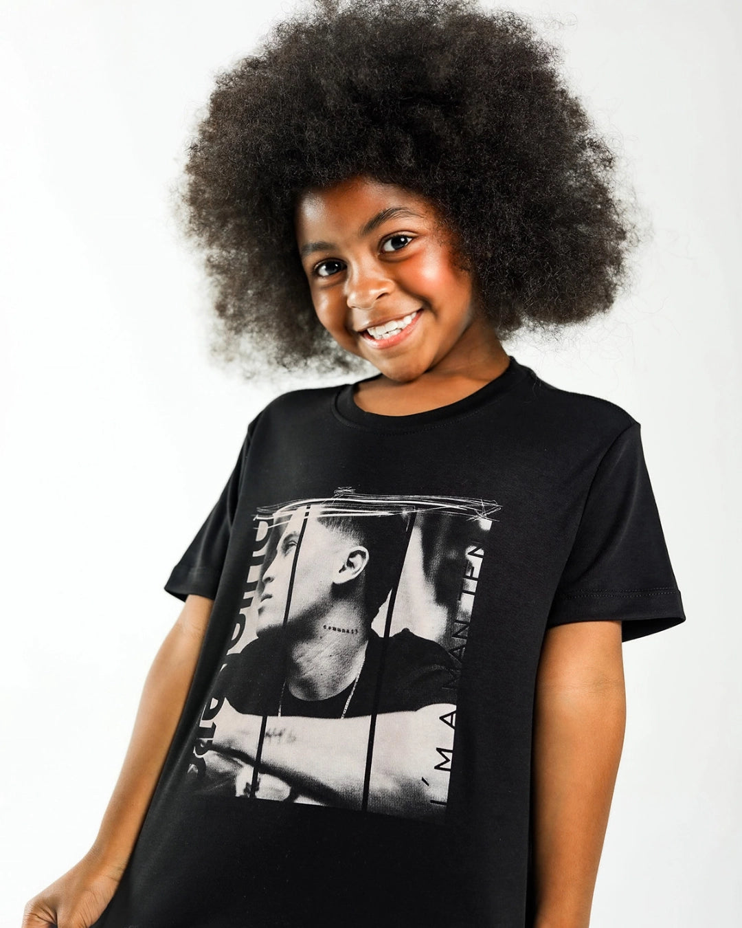 TSHIRT KIDS Q10 Black