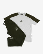 Camiseta Feelings Verde y Blanca