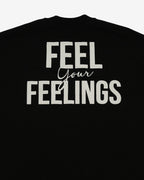 Camiseta Oversize Feelings Negra