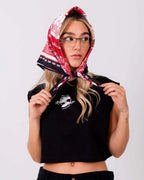 Oversize Crop Top Love The Process Negro