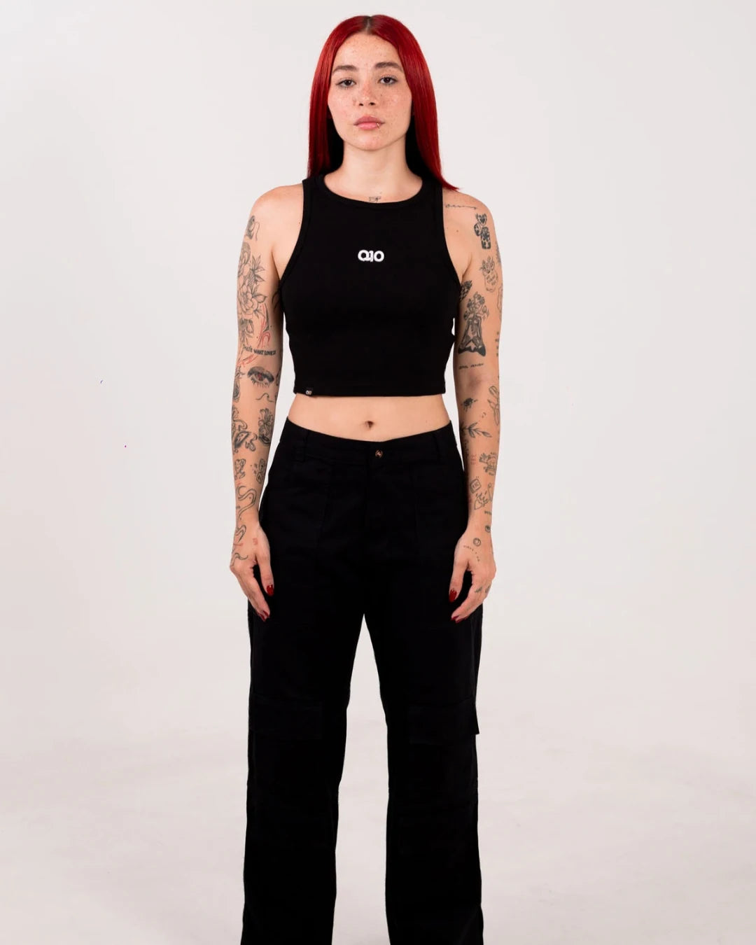 Tank Top Femenino Negro