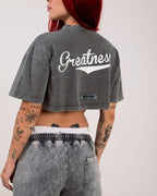 Crop Top Oversize Grandeza Gris