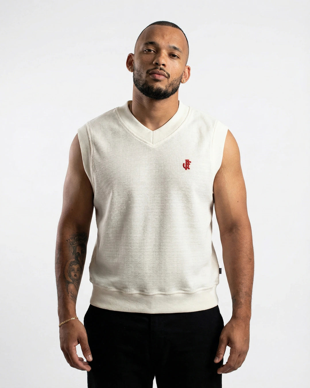 Chaleco tejido Beige