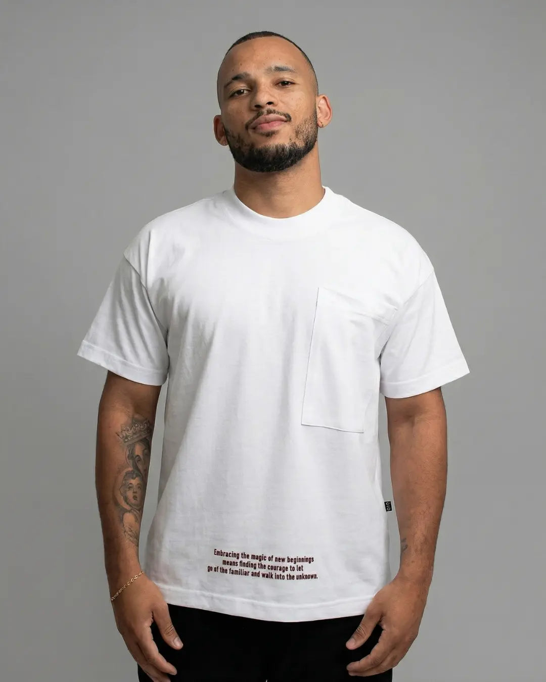 Camiseta Oversize blanca Strength