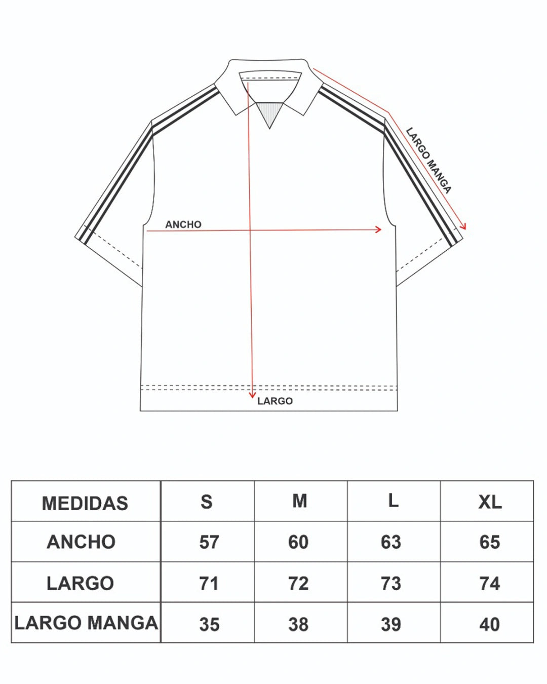 Polo legado de gloria rojo