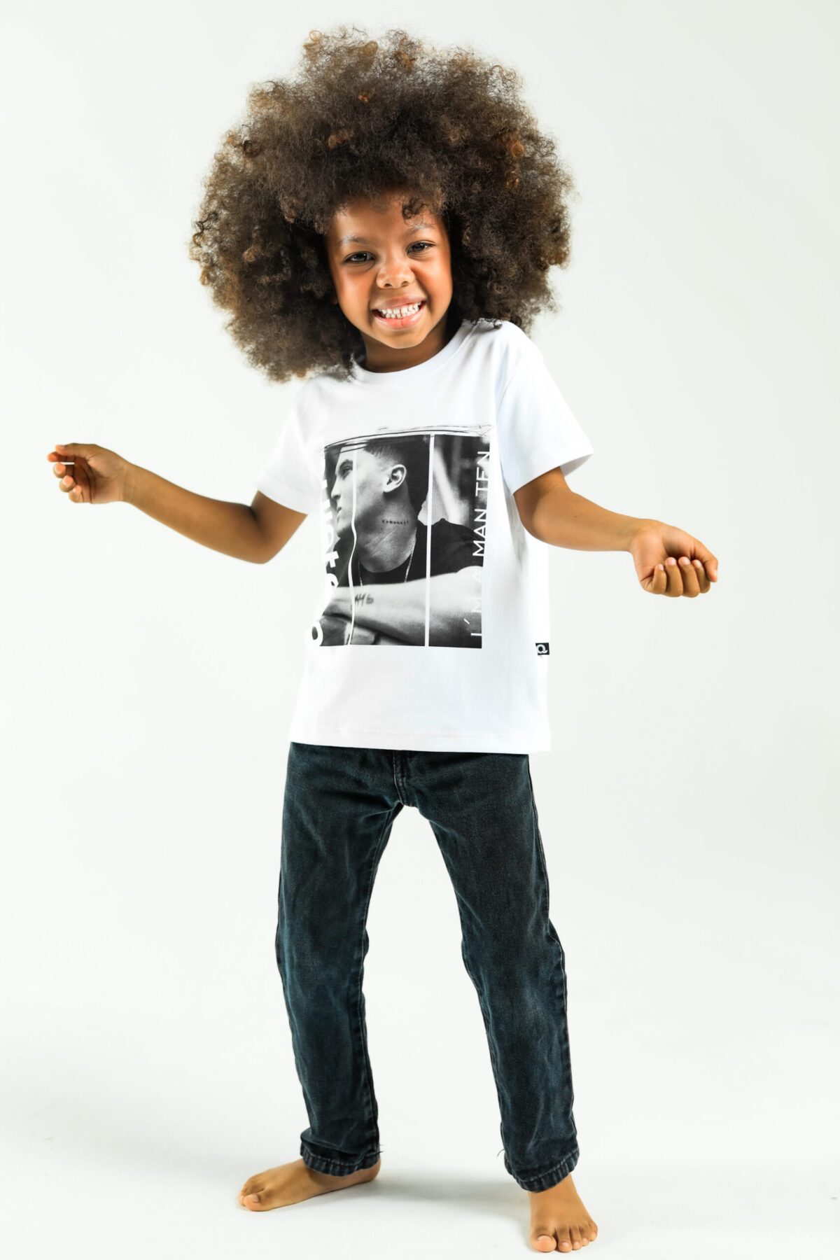 TSHIRT KIDS Q10 White - Imagen 13