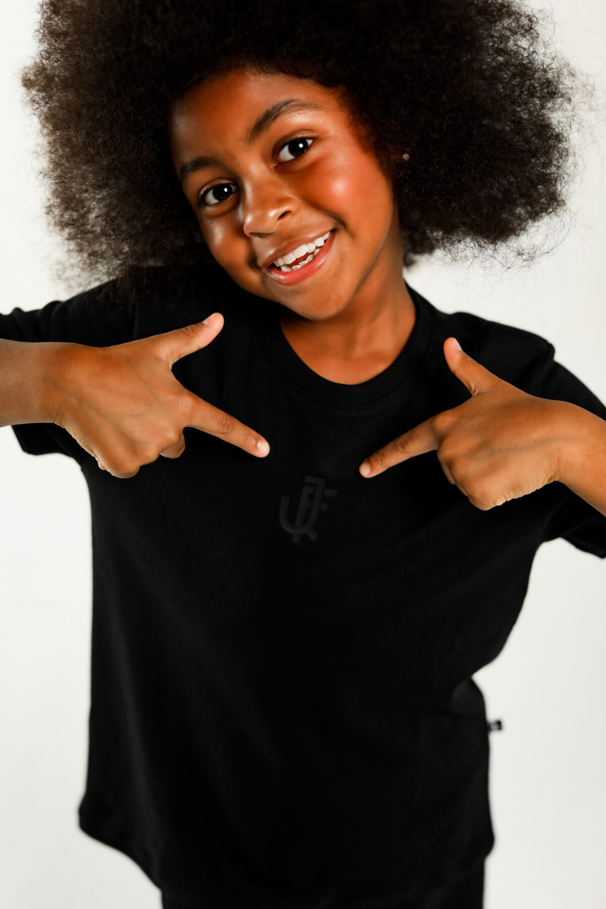 TSHIRT KIDS JFQ Black - Imagen 4