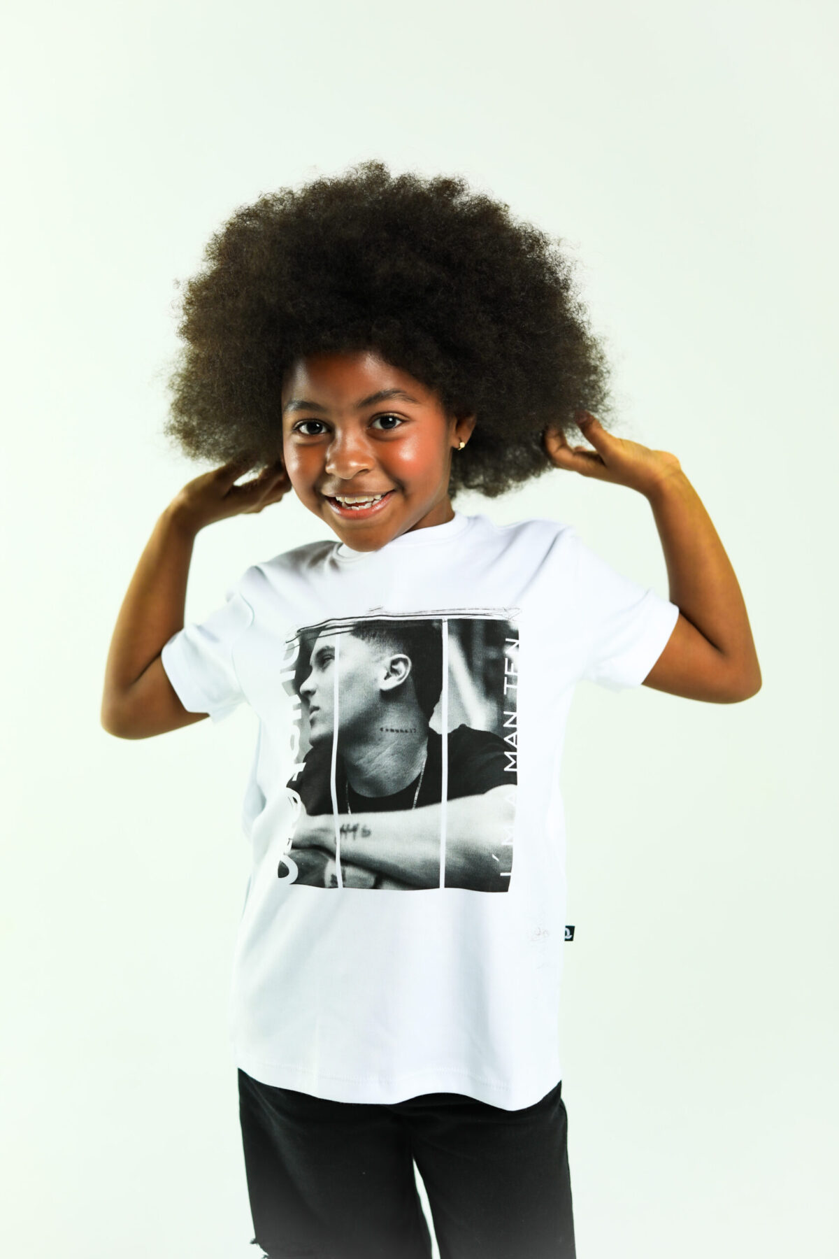 TSHIRT KIDS Q10 White