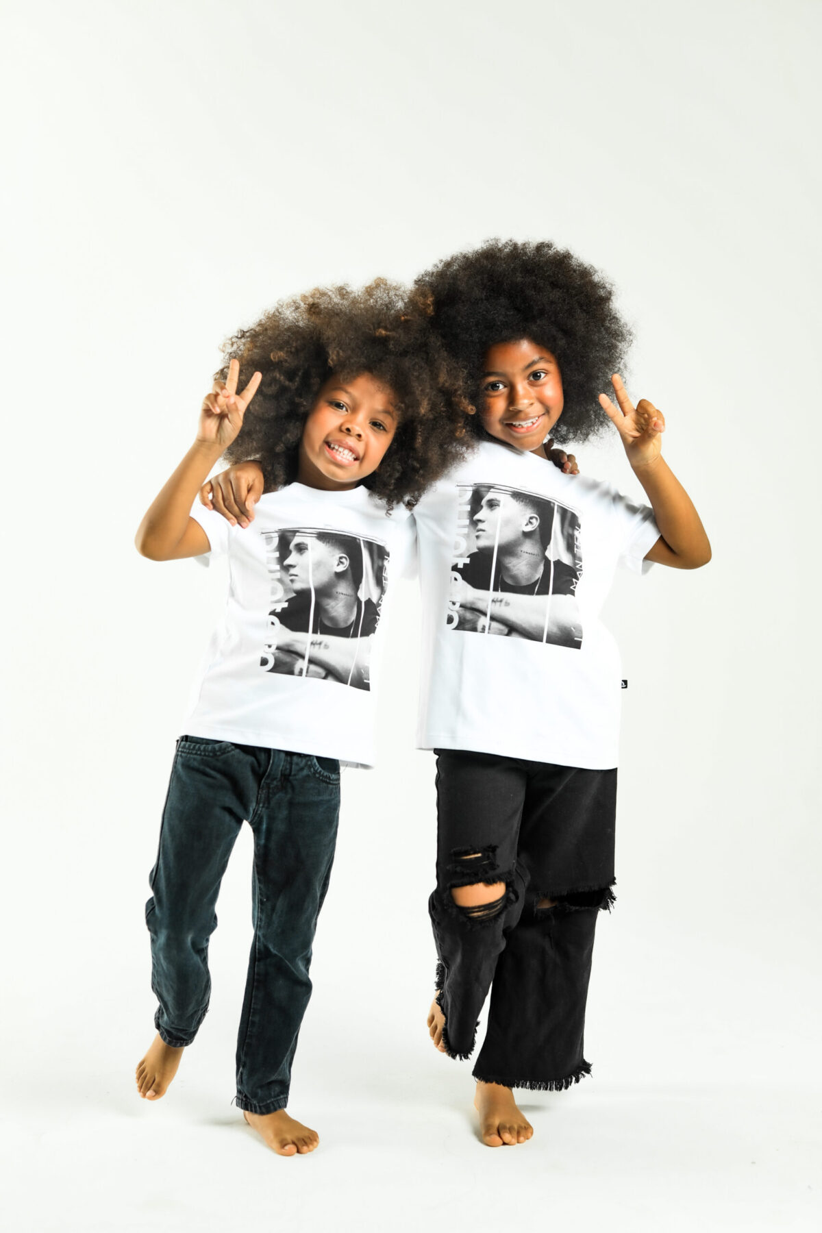 TSHIRT KIDS Q10 White - Imagen 4