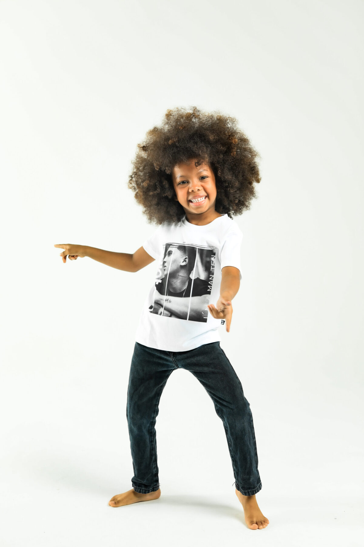 TSHIRT KIDS Q10 White - Imagen 11