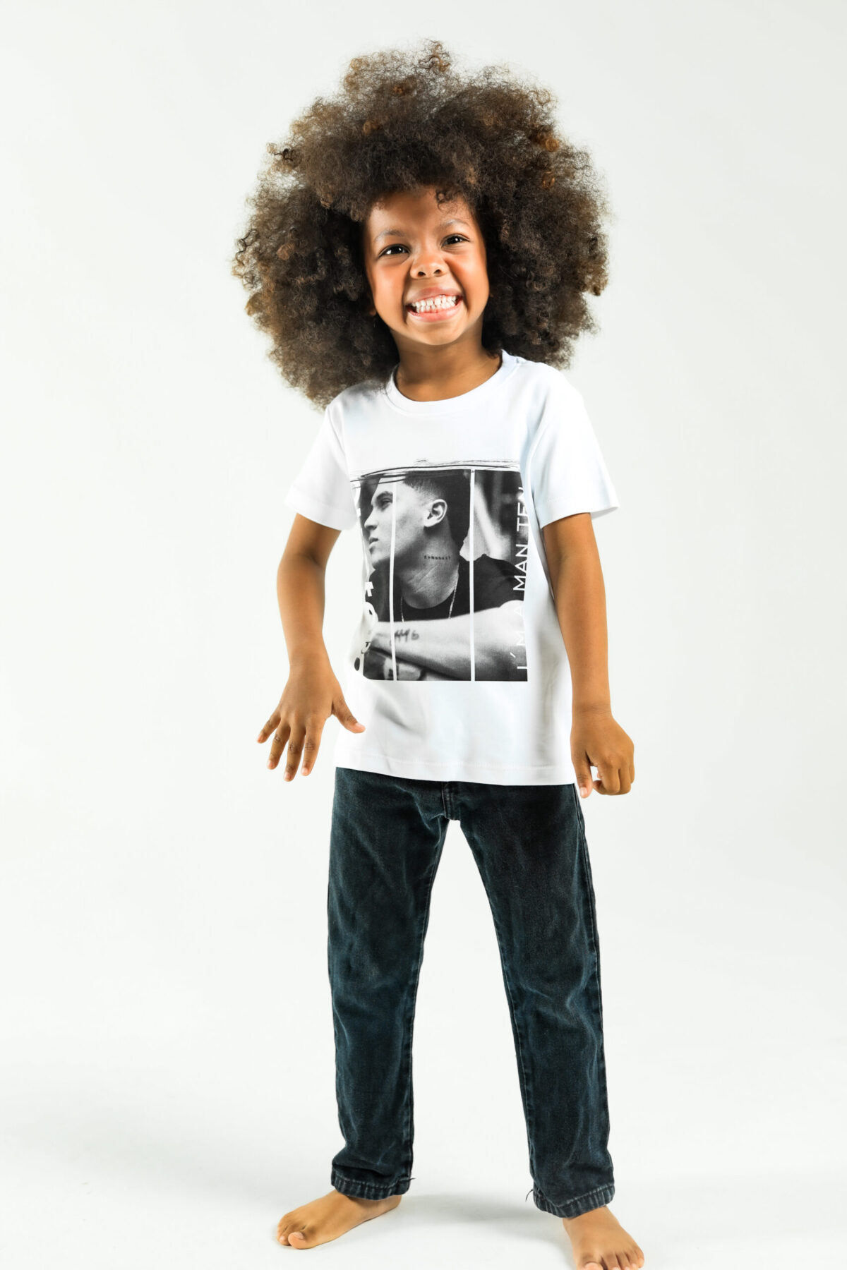 TSHIRT KIDS Q10 White - Imagen 9