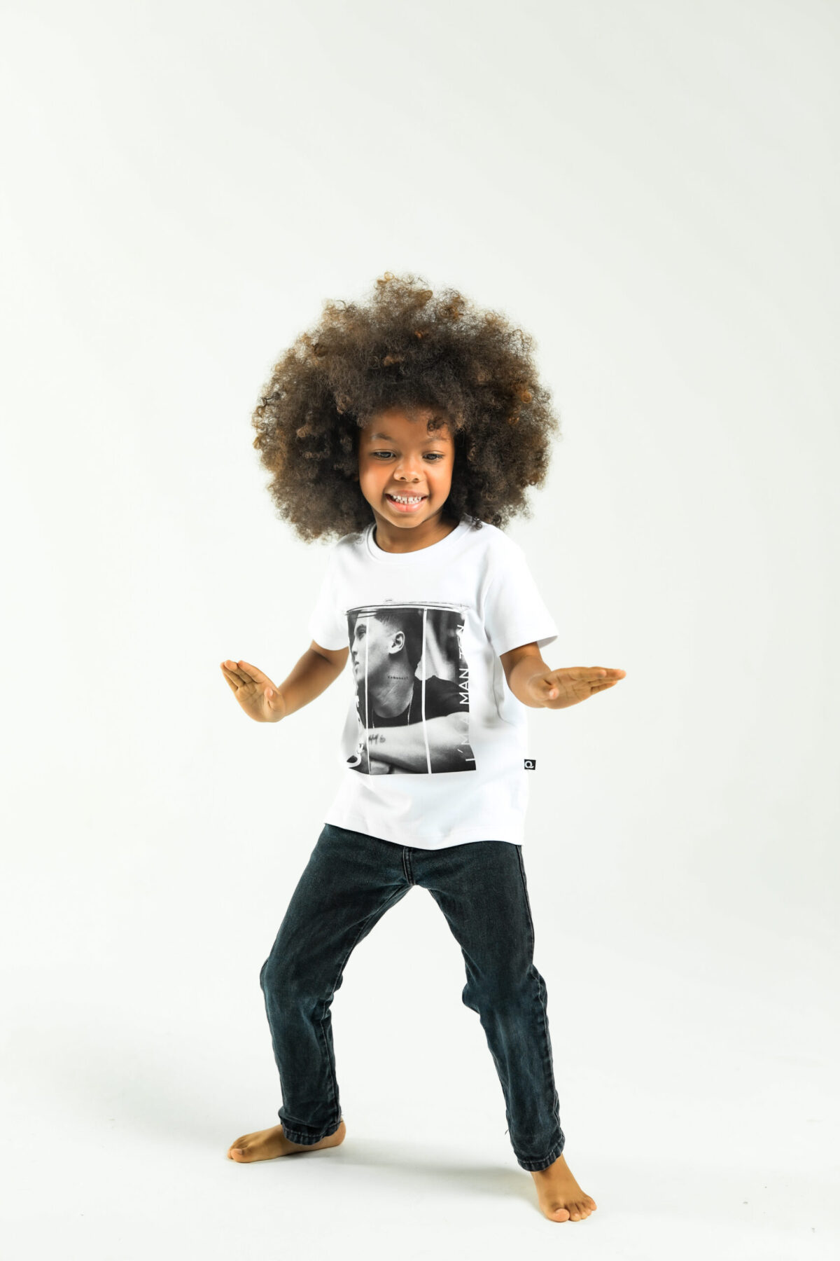 TSHIRT KIDS Q10 White - Imagen 8