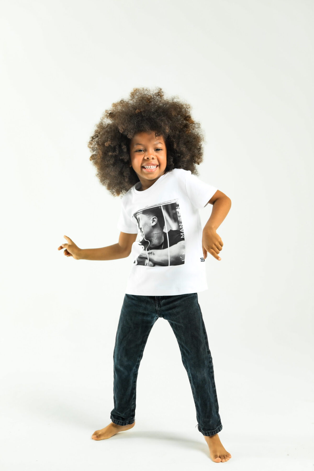 TSHIRT KIDS Q10 White - Imagen 6