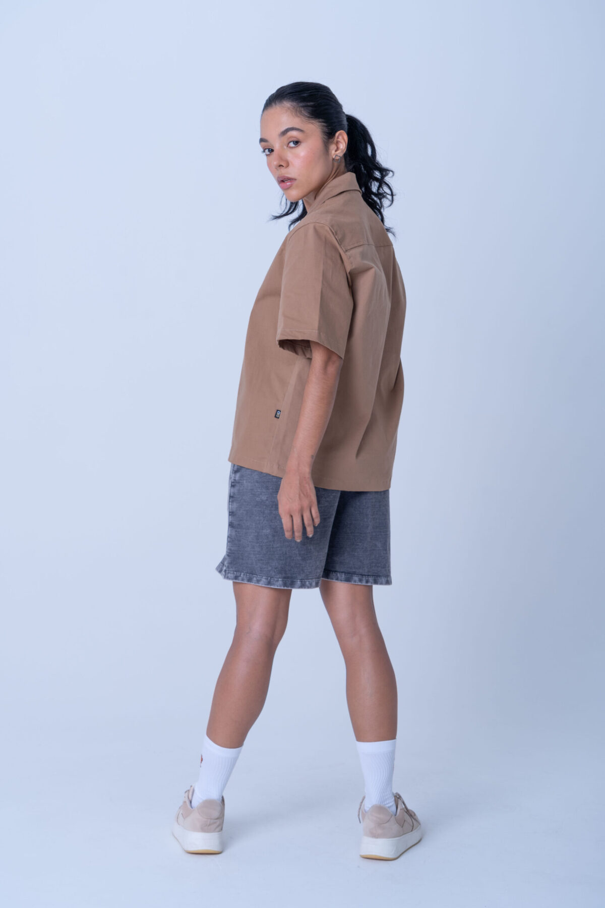 SHORT BASIC DESIGNIO GRAY - Imagen 3